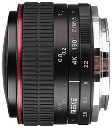 Meike 6.5mm f/2.0 Ultra Wide Fisheye Sony E