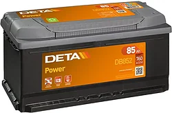 Автомобильный аккумулятор DETA Power DB852 (85Ah) Автомобильный аккумулятор DETA Power DB852 (85Ah)