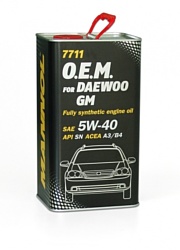 Mannol O.E.M. for Daewoo metal 5W-40 1л