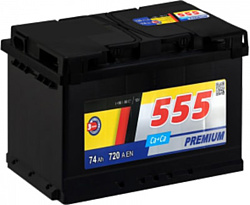 555 Premium 6СТ-74-А3 R (74Ah)