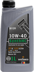 Senfineco SynthHC 10W-40 API SL ACEA A3/B4, 1л