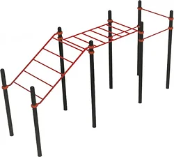 Детский спортивный комплекс Dinamika двухсекционный с подъёмом ZSO-001902