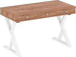 Офисный стол Riva Home Office VR.SP-1-118.M White (янтарный дуб)