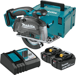 Дисковая пила Makita DCS552RTJ (с 2-мя АКБ)