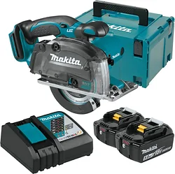 Дисковая пила Makita DCS552RTJ (с 2-мя АКБ)