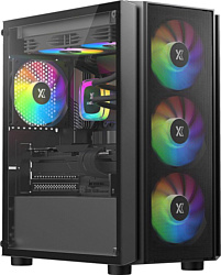 Корпус для компьютера XASTRA A402M 4ARGB (черный) Корпус для компьютера XASTRA A402M 4ARGB (черный)