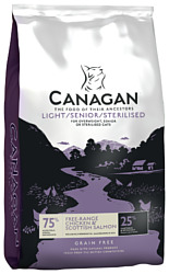 Canagan (4 кг) For cats GF Light/Senior/Sterilised