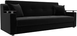 Прямой диван Лига диванов Сенатор 100618 (черный) Прямой диван Лига диванов Сенатор 100618 (черный)