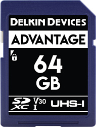 Delkin Devices SDXC Advantage UHS-I 64GB
