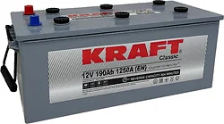 Автомобильный аккумулятор KRAFT Classic 190 (3) евро (190Ah)