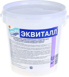 Коагулянт Маркопул Кемиклс Эквиталл в ведре 0.8 кг