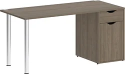 Стол для работы Riva Home Office VR.SP-3-158.1 Silver (вяз благородный)