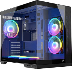 Корпус для компьютера MODECOM Volcano Panorama Apex ARGB 5F Midi (темно-серый)