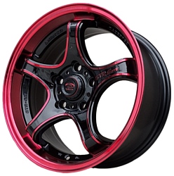 Sakura Wheels 395 7.5x16/5x114.3 D73.1 ET40 Black+Red