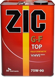 Трансмиссионное масло ZIC G-F TOP 75W-90 4л