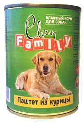 CLAN Family Паштет из курицы для собак (0.340 кг) 12 шт.