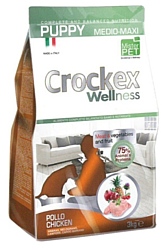 Crockex (12 кг) Wellness Puppy Medio-Maxi курица с рисом