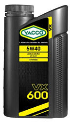 Yacco VX 600 5W-40 1л