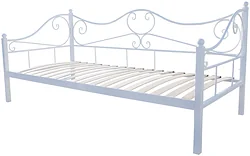 Кровать ИП Князев Валенсия 90x200 (белый муар)