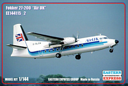 Eastern Express Пассажирский самолет Fokker F-27-200 Air UK EE144115-2