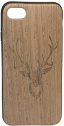 Case Wood для Apple iPhone 7/8 (эбен, темный олень)