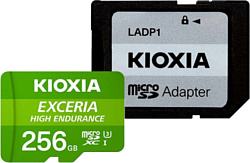 Kioxia Exceria High Endurance microSDXC LMHE1G256GG2 256GB (с адаптером)