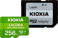 Карта памяти Kioxia Exceria High Endurance microSDXC LMHE1G256GG2 256GB (с адаптером)