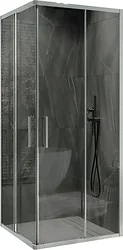 Душевой уголок MaybahGlass MGY-1328-5 (графит стекло/хром матовый) Душевой уголок MaybahGlass MGY-1328-5 (графит стекло/хром матовый)