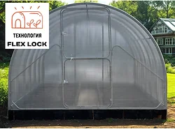 Теплица ComfortProm FlexLock 3м х 4м шаг 1м (поликарбонат 3 мм)