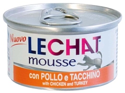 LeChat Mousse с Курицей и Индейкой (0.085 кг) 1 шт.