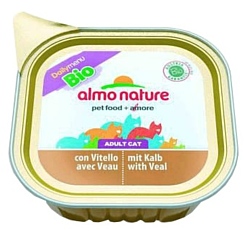 Almo Nature (0.1 кг) 32 шт. DailyMenu Bio Pate Adult Cat Veal