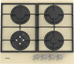 Газовая варочная панель Korting HGG 6722 CTB Газовая варочная панель Korting HGG 6722 CTB