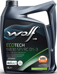 Wolf EcoTech 5W-30 SP/RC D1-3 5л