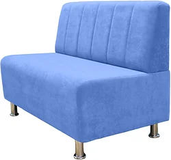 Прямой диван Brioli Руди П двухместный (V15-голубой) Прямой диван Brioli Руди П двухместный (V15-голубой)