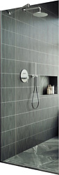 MaybahGlass 195x89 MGD-689-5у (прозрачное стекло/хром матовый) MaybahGlass 195x89 MGD-689-5у (прозрачное стекло/хром матовый)
