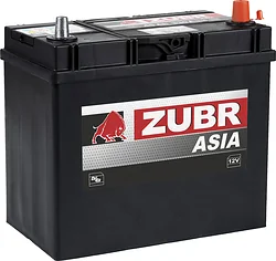 Автомобильный аккумулятор Zubr Clarios R+ (45Ah, 400A)