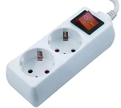 Сетевой фильтр на 2 розетки 2 м Сетевой фильтр на 2 розетки 2 м