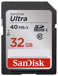 Sandisk Ultra SDHC Class 10 UHS-I 40MB/s 32GB