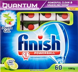 Finish PowerBall Quantum Яблоко и лимон (60 tabs