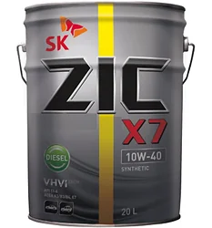 Моторное масло ZIC X7 Diesel 10W-40 20л