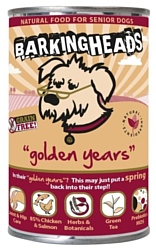 Barking Heads (0.4 кг) 1 шт. Консервы для собак старше 7 лет Золотые годы с цыпленком и лососем