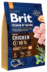 Brit (3 кг) Premium by Nature Adult M
