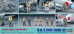 Hasegawa Фигурки пилотов 2 мировой войны