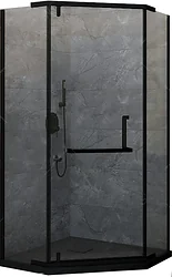 Душевой уголок RGW HO-081B 100x100 (черный/прозрачный)