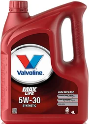 Моторное масло Valvoline Maxlife 5W-30 4л