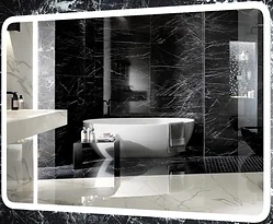 Зеркало Пекам  Marta-80х80spcl (сенсор прикосн./подогрев/часы)