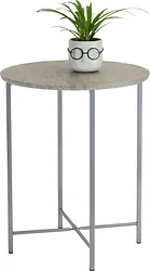 Журнальный столик Мебелик BeautyStyle 16 (серый шпат/металлик)