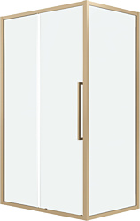 Душевой уголок Grossman Cosmo 130x80x195 120.K33.02.1380.32.00 (золото сатин/прозрачное стекло)