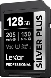 Lexar Professional SILVER PLUS SDXC LSDSIPL128G-BNNNG 128GB