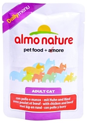 Almo Nature DailyMenu Adult Cat Chicken and Beef (0.07 кг) 1 шт.